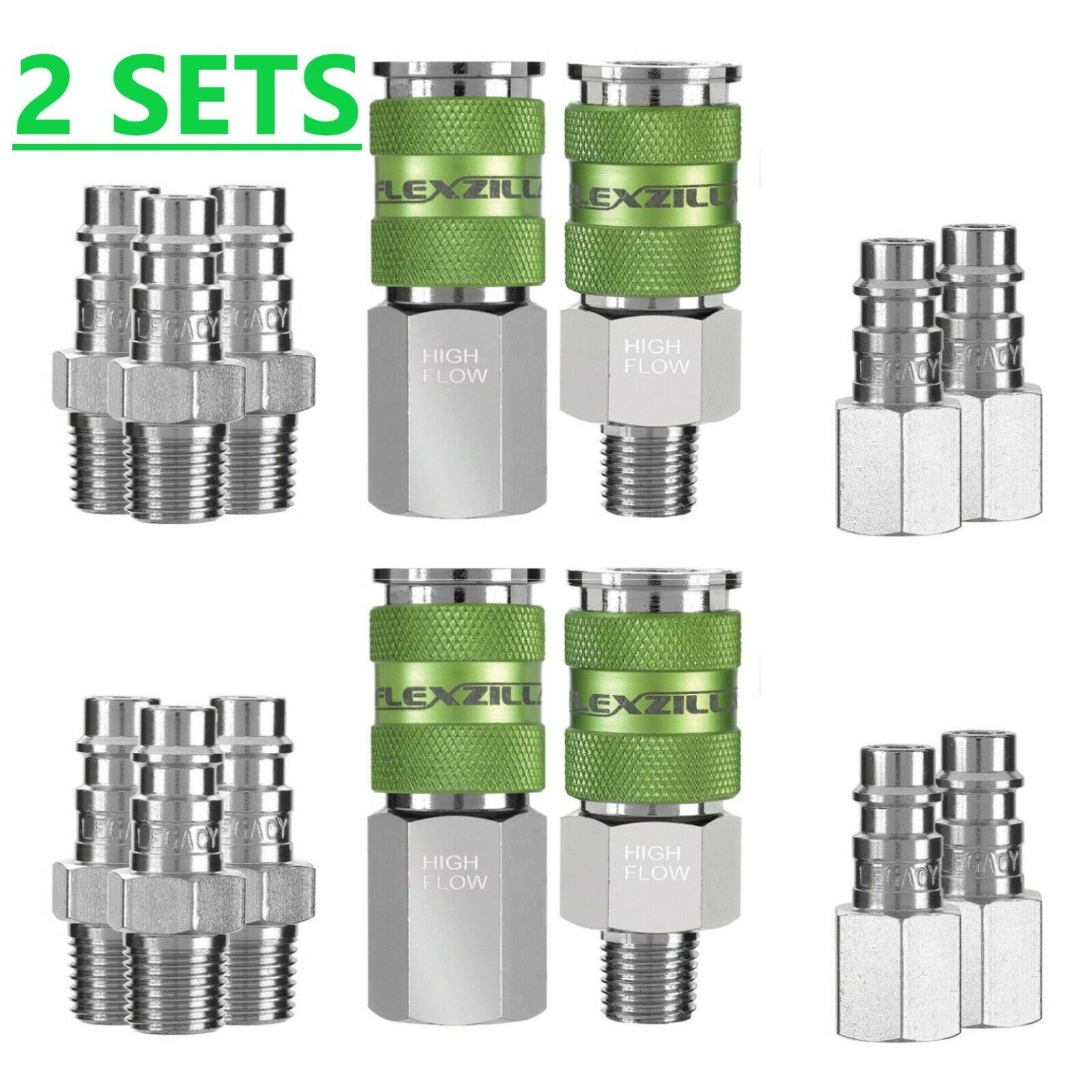 14pc Legacy Flexzilla Pro Air Hose Coupler Set