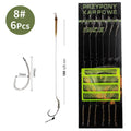 Carp Hair Rigs 2# 4# 6# 8# Boilie Bait Rig Boilie Stopper Fishing