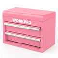 Workpro Mini Metal Tool Box Steel Toolbox 2 Drawers | Built Supply Co