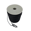 Round Leather Cord 1.0mm – Black Genuine Leather String | Jewelry &
