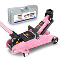 5.1-13 in 4000lbs Capacity Hydraulic Pink Floor Jack(2 Ton ) w/ Swivel