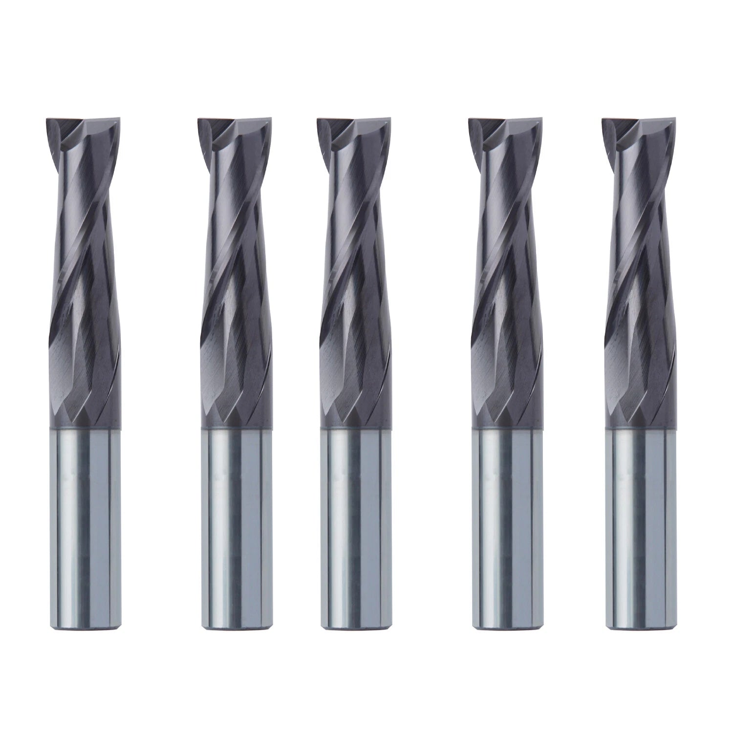 5PCS 1/16" Dia 3/16" LOC 2 FLUTE CARBIDE END MILL FOR ALL STEEL USA SELL