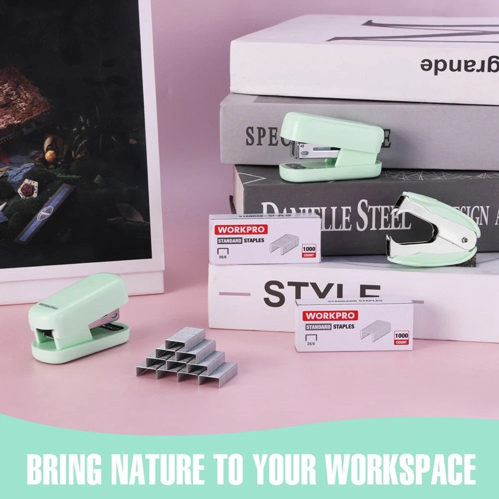 Workpro Small Stapler Set Mini Staplers Staple | Built Supply Co