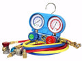 Hvac Ac Manifold Gauge Set For Automotive Ac Service Kit W/ Quick