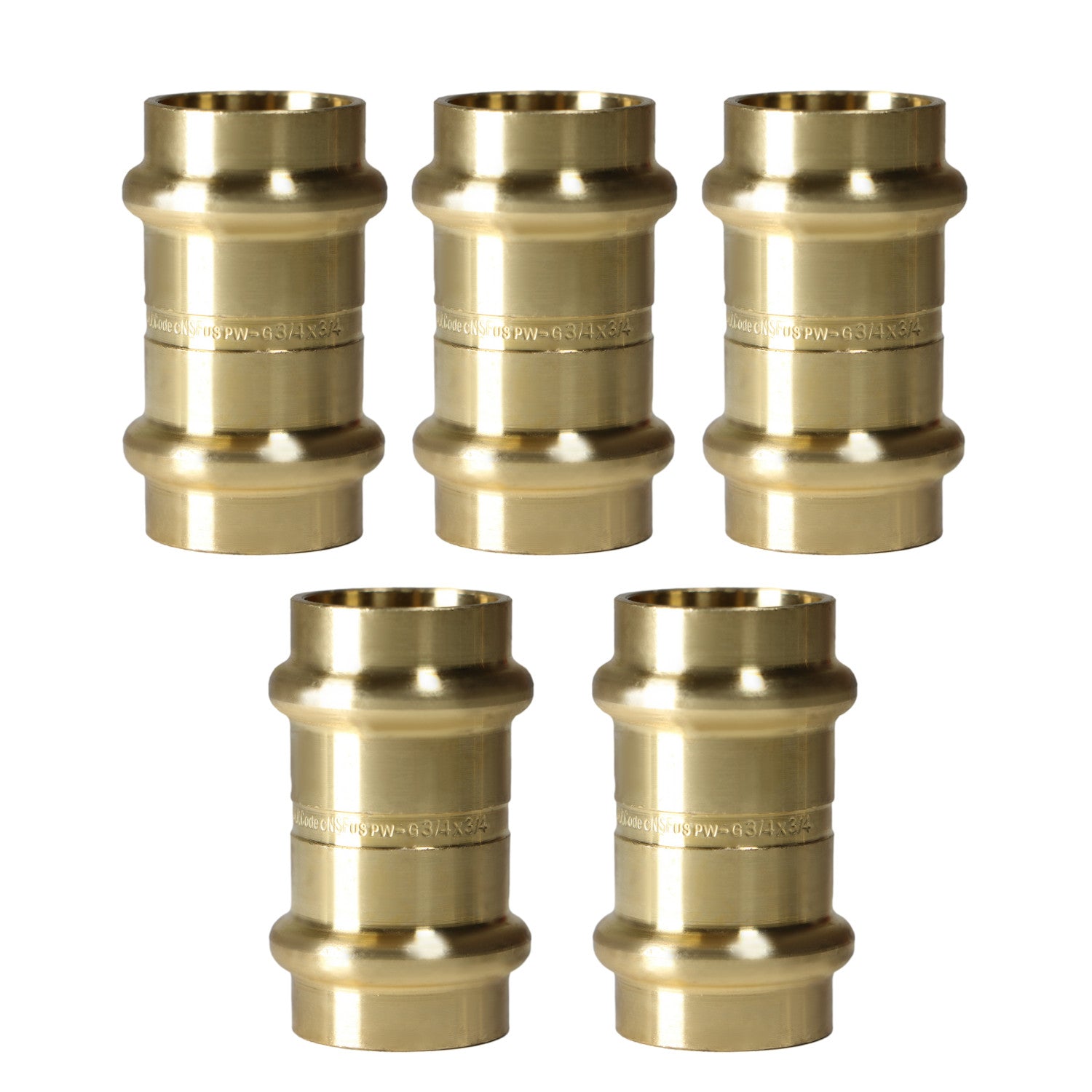 XFITTING 3/4" Press Coupling 5 Pack