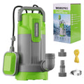 WORKPRO Submersible Water Pump Automatic Float Switch for Transferring Clean USA
