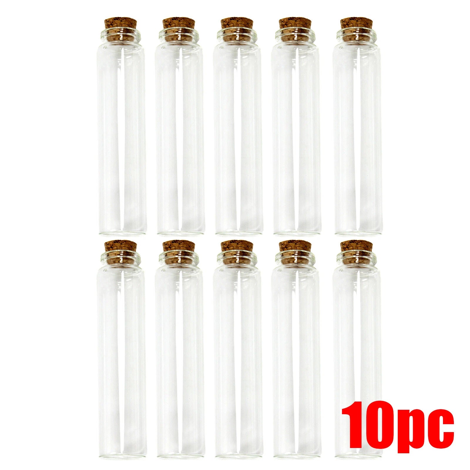60ml Glass Tube W/ Cork Top Pre-roll Joint Blunt Cig Vials Holder