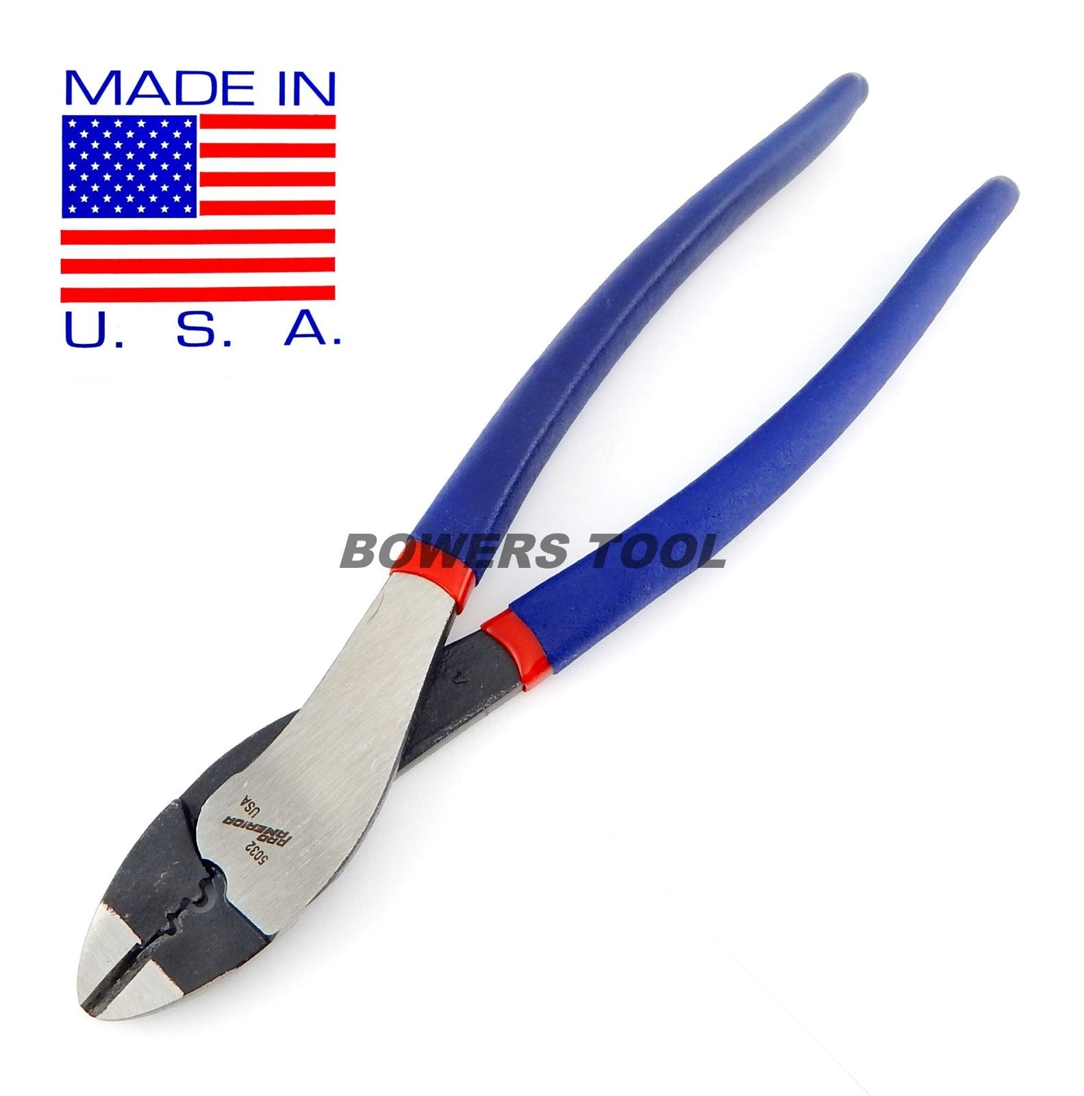 Pro America 9" Connector Crimping Pliers Wire Cutter