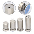 Stainless Steel Furniture Legs 4 Pack For Cabinets Coffee Tables