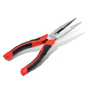 8" Vanadium Steel Long Nose Plier with Side Cutter by Unbranded