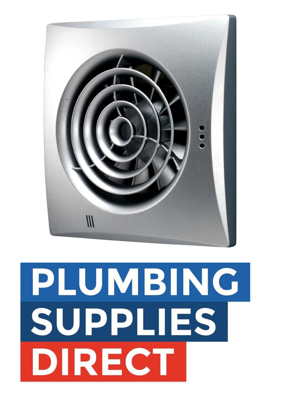 HIB Hush Timer Wall Fan in Chrome