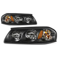 Fit 2000-2005 Chevy Impala Pair Black Housing Amber | Built Supply Co