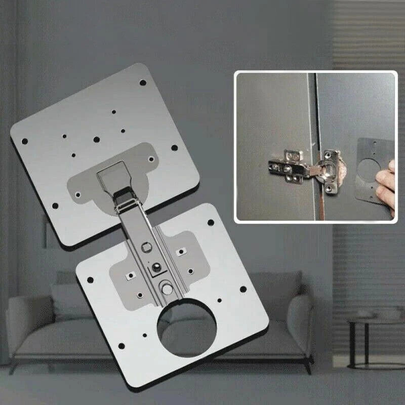 10*9cm Stainless Steel Hinge Plate For Furniture Drawer Window Repair