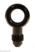 An -4 (an4 an 04) 12.5mm Eye Banjo Adapter in Black