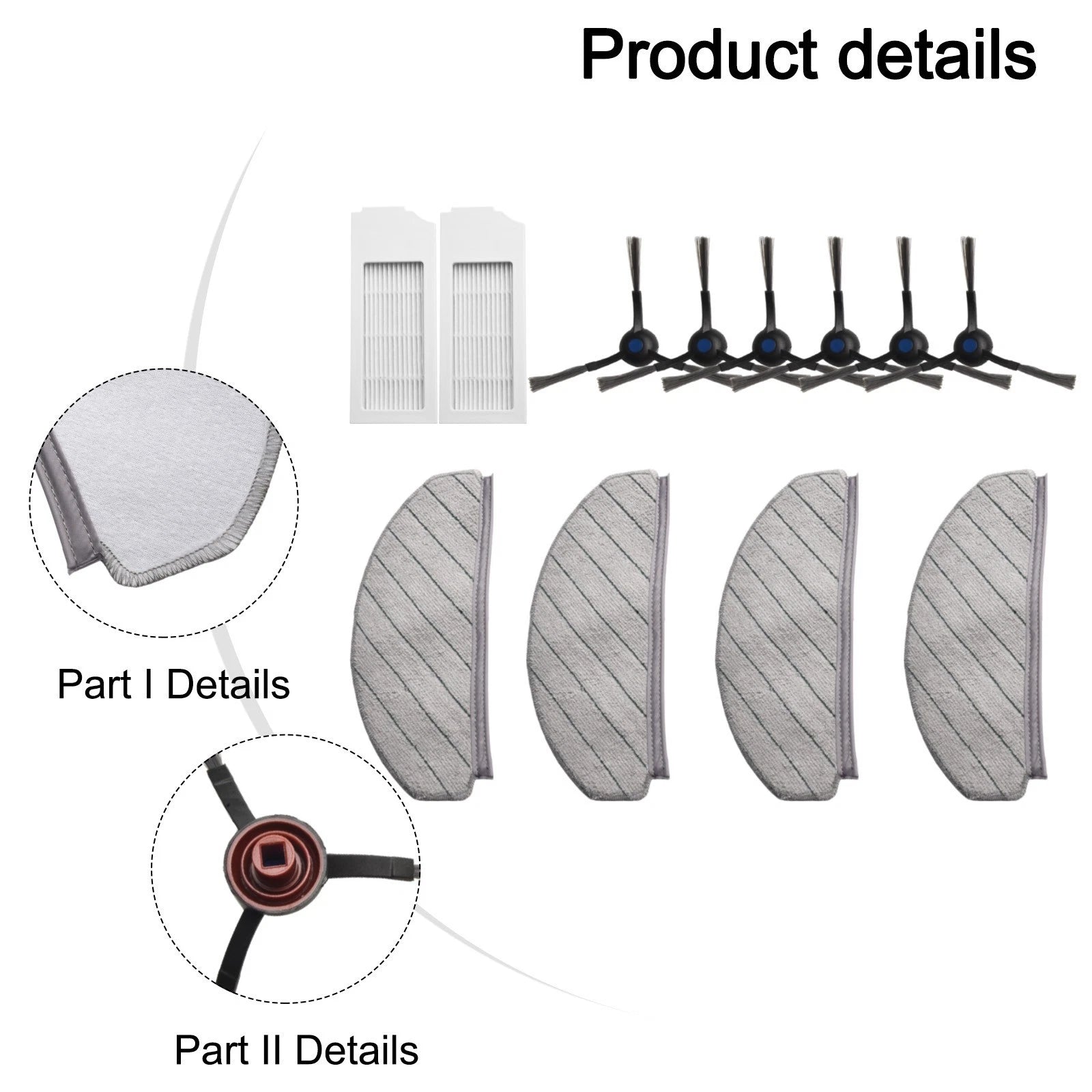 Vacuum Cleaner Accessories Replacement Parts Kit Long-lasting Direct