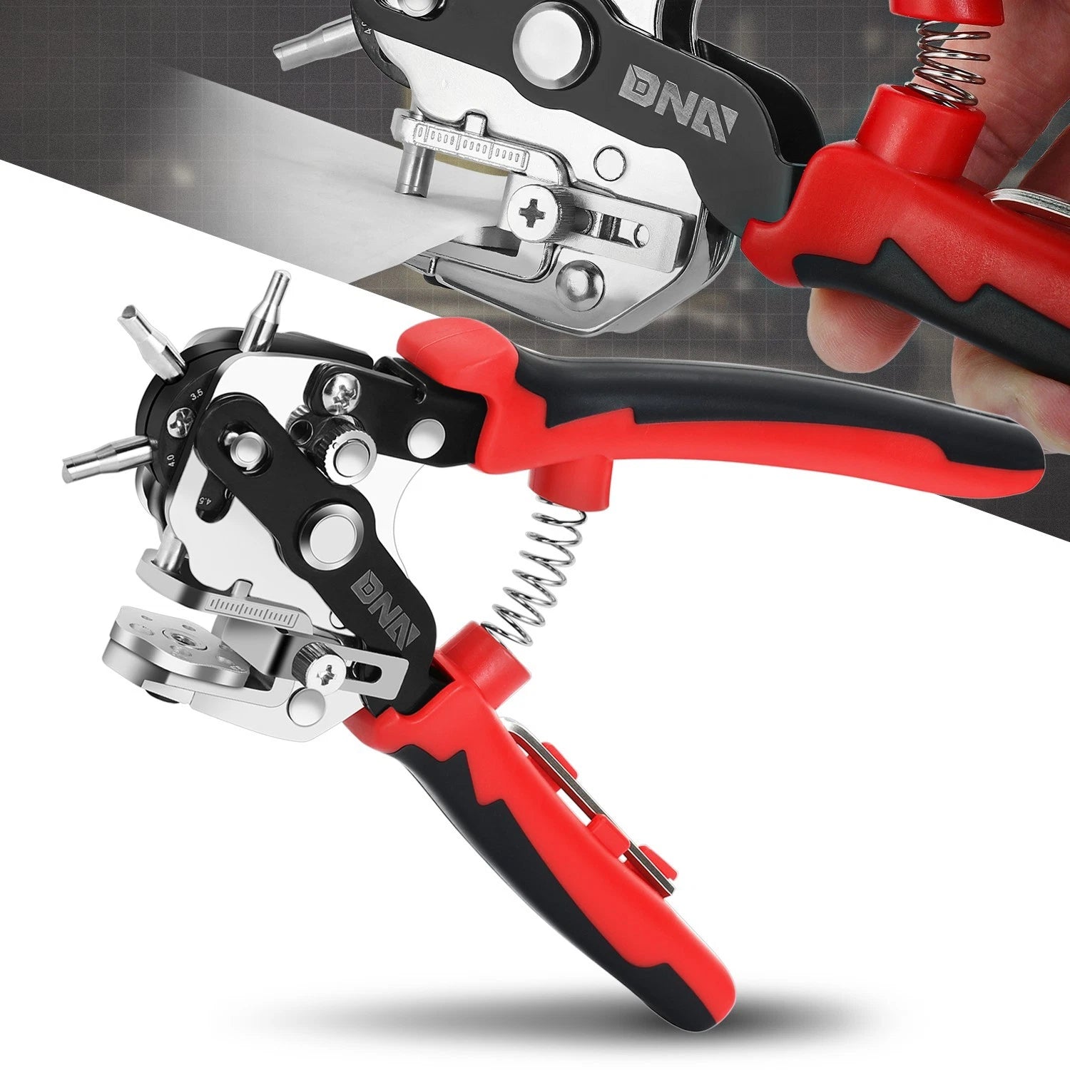 Red 2.0-4.5 Adjustable Precise Punching Steel Hole | Built Supply Co
