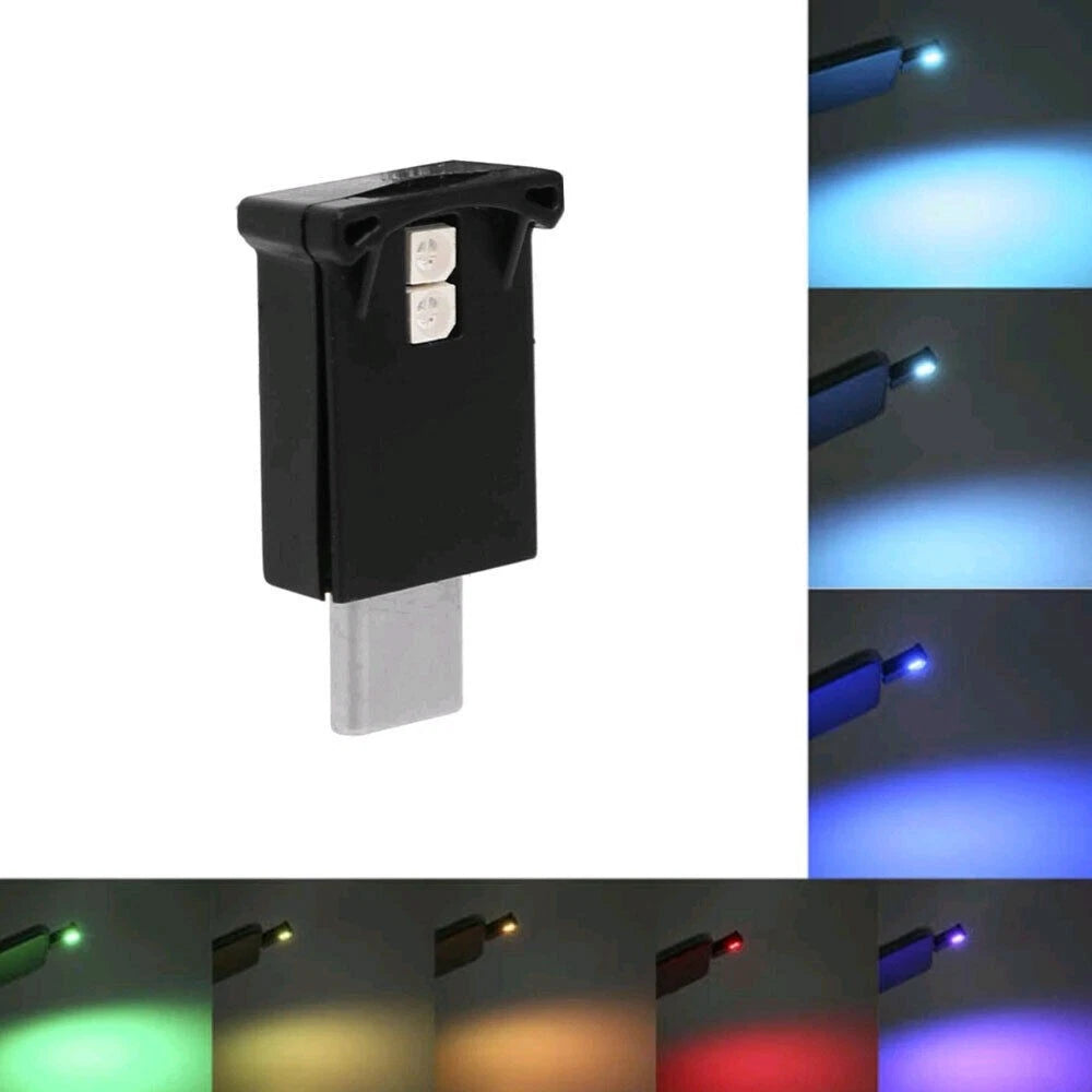 Car Lamp Accessory Type -C Led Rgb Ambient Light Interior Atmosphere