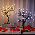 48 Led Xmas Cherry Blossom Tree Table Desk Night Light Home Office