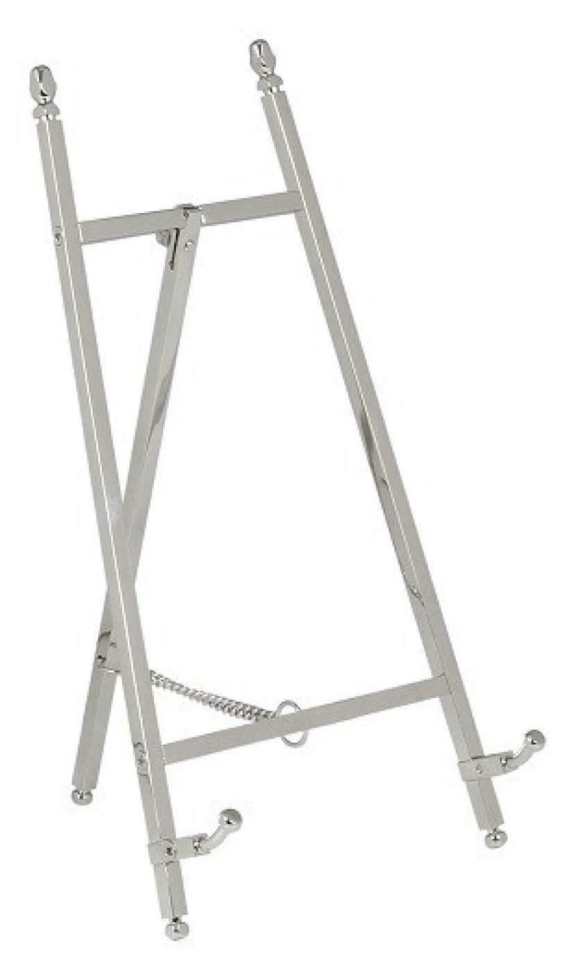 Mini Display Easel Nickel Photo Picture Frame Tabletop Stand 6"-18"