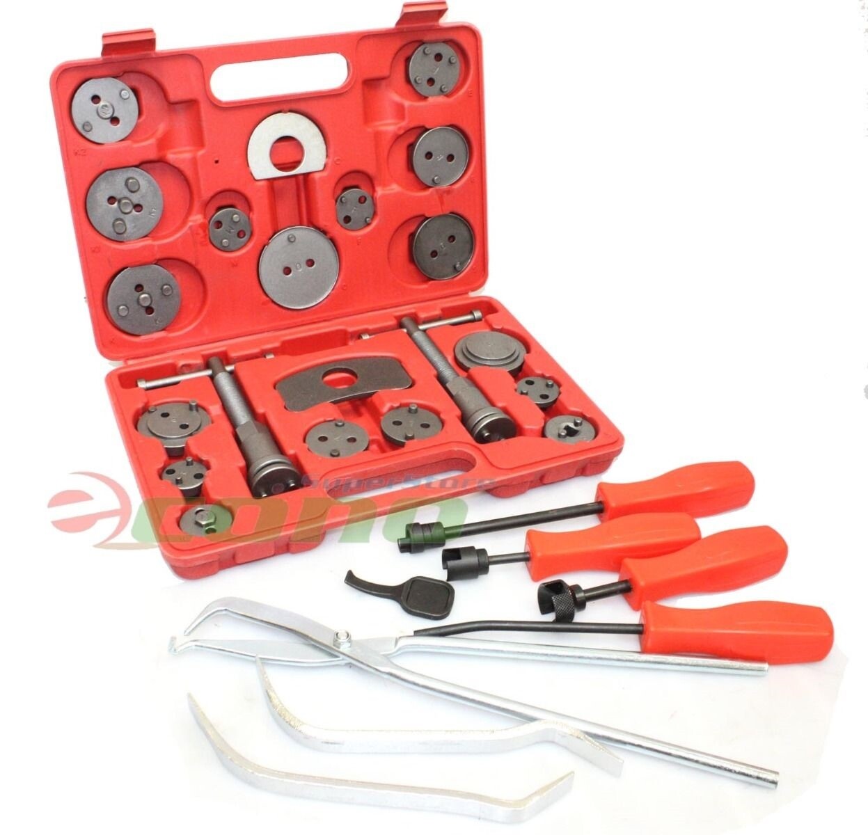 34Pc Ratchet Screwdriver Phillips Square Slotted Bits Set