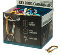 144 Assorted Color Aluminum Carabiner Snap Hook Link Key Chain Quick