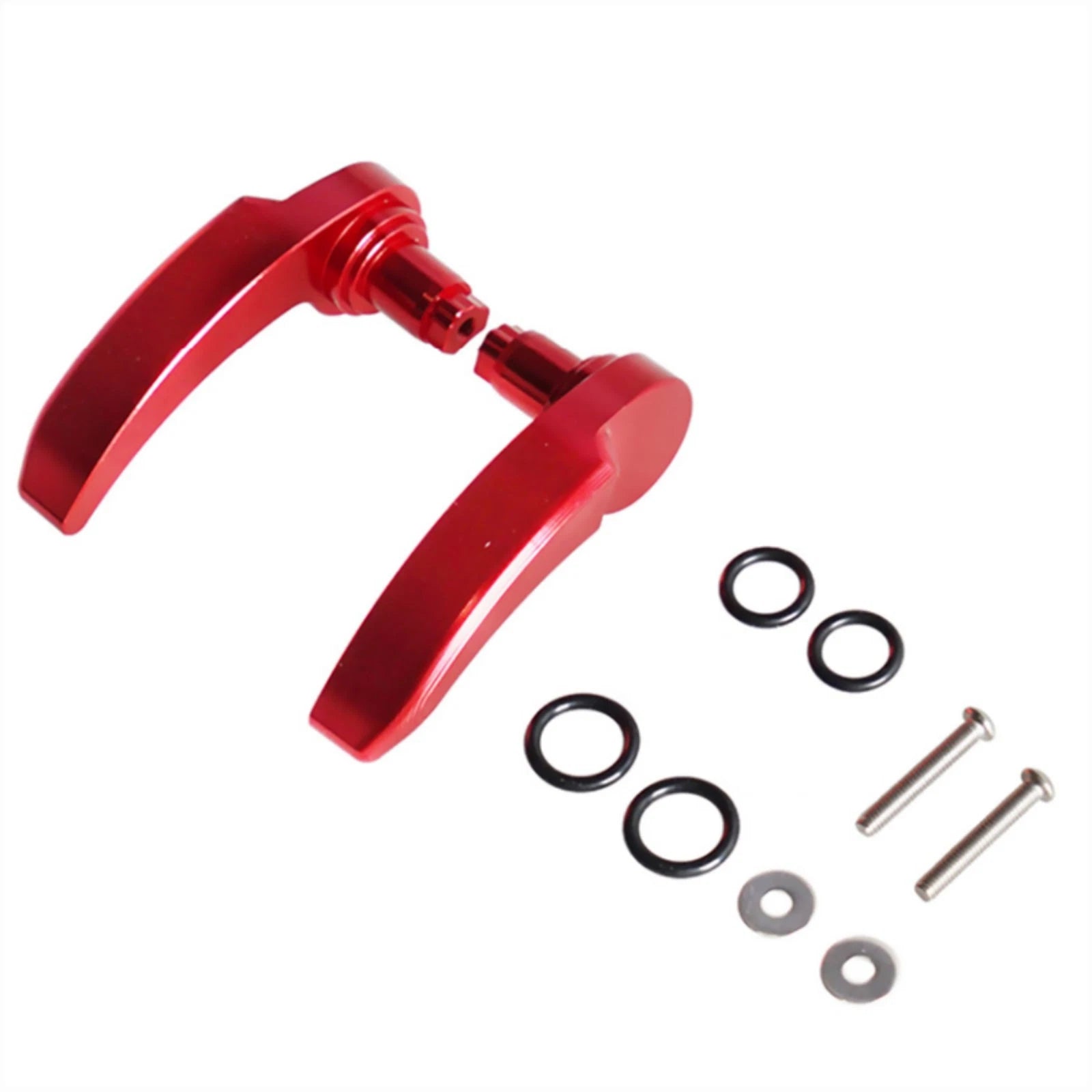 Motorcycle Saddlebag Latch Lever Lid Lifter Red For Cvo Limited