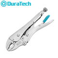 Duratech 7inch Locking Plier Premium Cr-v Curved Jaw Locking Plier