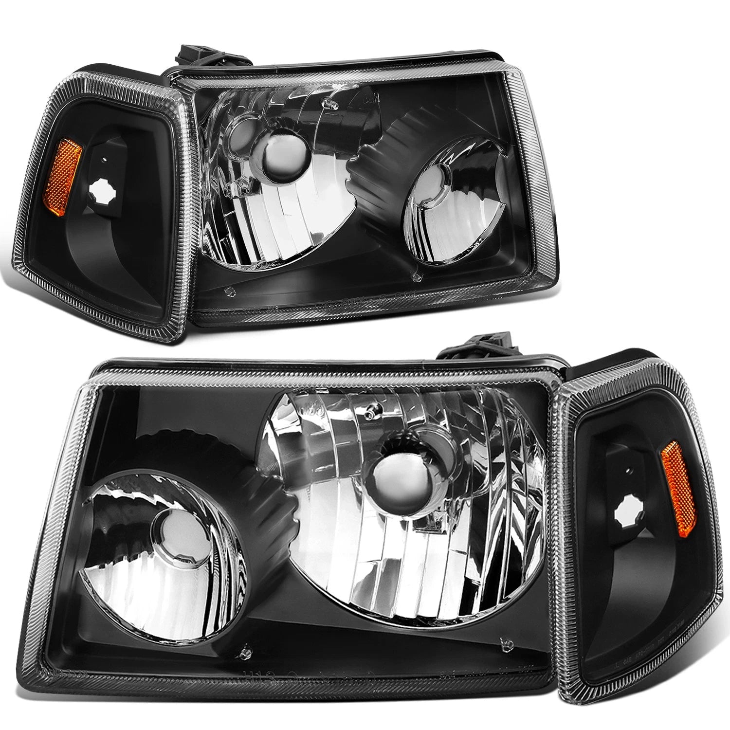 Fit 2001-2011 Ford Ranger Black Housing Amber | Built Supply Co