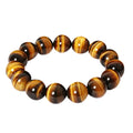 Unisex Natural Stone African Roar Natural Tiger's Eye Round Beads