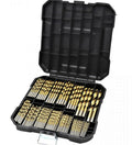 99pc Grip Tools Titanium High Speed Steel Drill Bit Assortment Set by Grip Tools