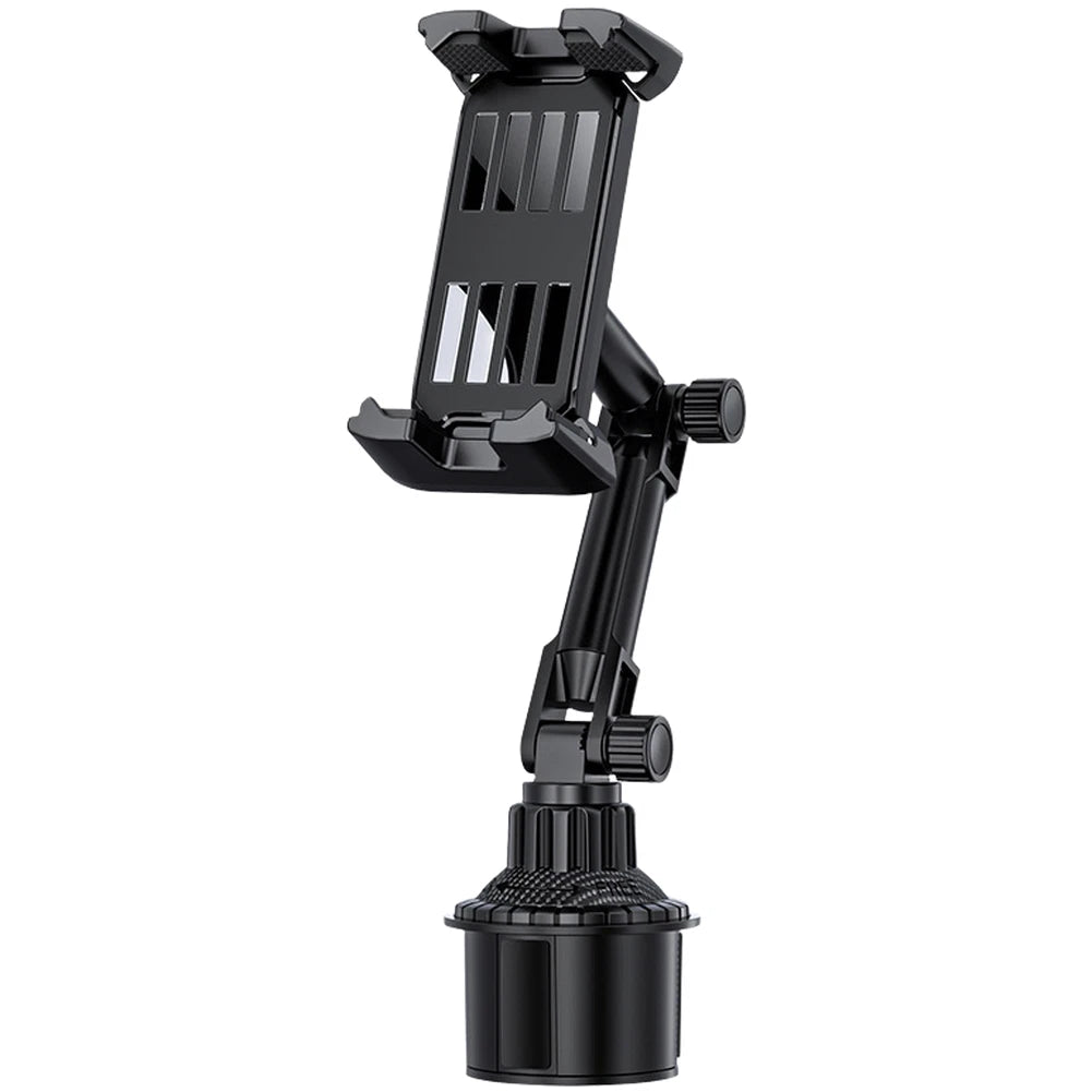 Car Cup Holder Mount With Adjustable Arm For Phones And Tablets 4 To