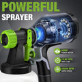 Workpro Paint Sprayer Paint Gun 600W Hvlp Spray Paint Gun 3spray