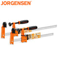 Jorgensen 2PC Light Duty Steel Bar Clamp Set F-Clamp 8-inch & 12-inch