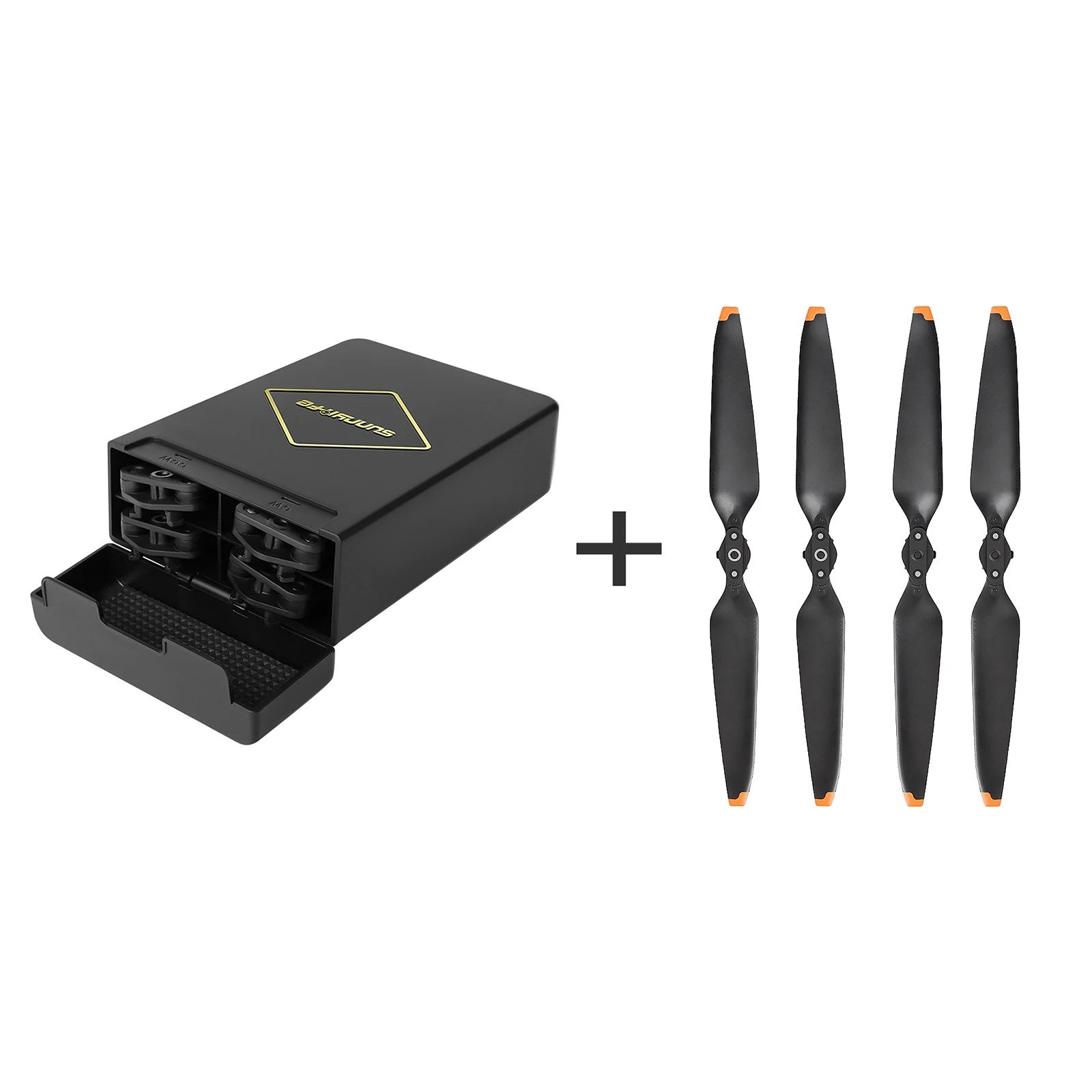Low Noise Propeller Blades Props Dustproof Storage Box Case For Dji