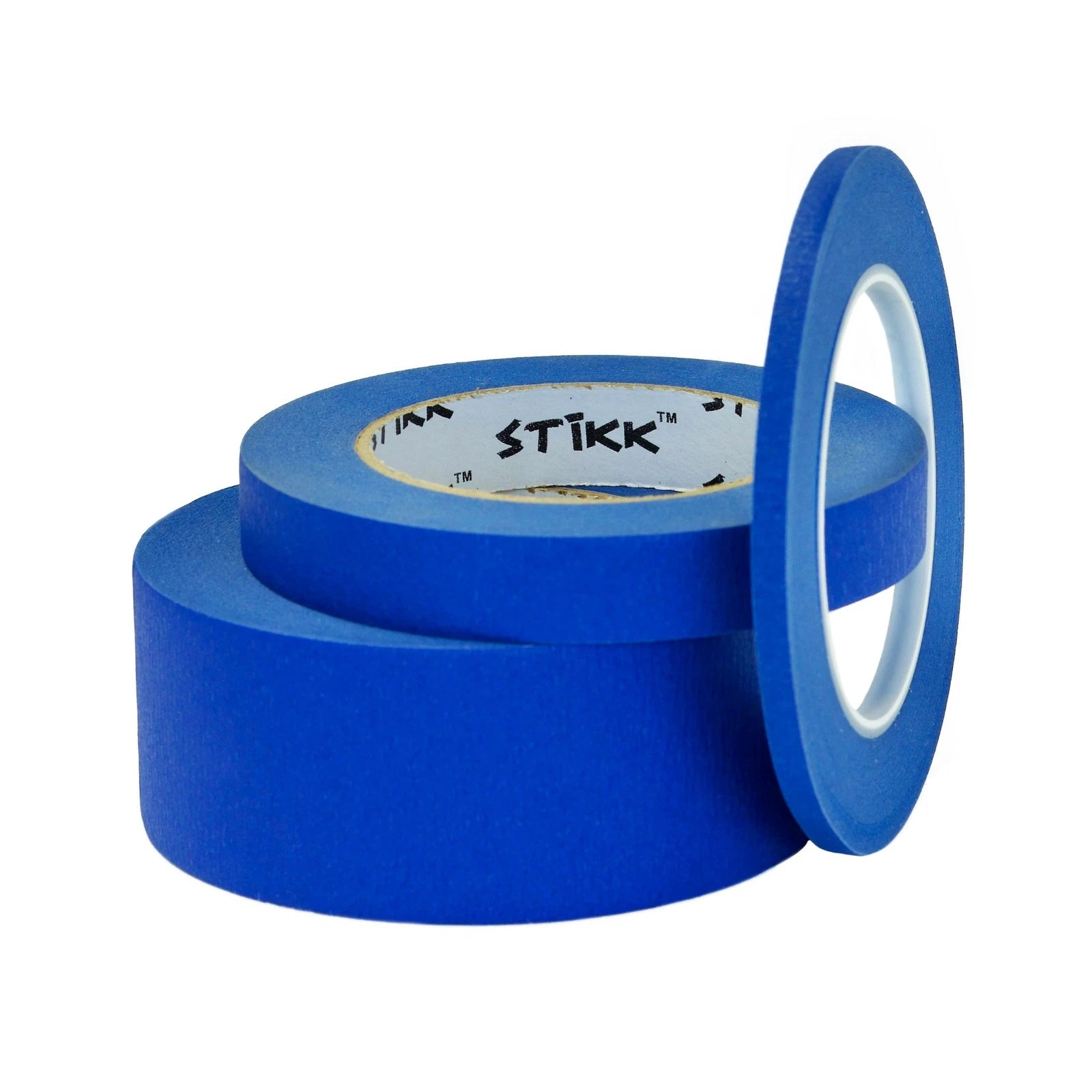 25-.75-2"(1/4 3/4 2")x 60yd 6mm 18mm 48mm X55m Stikk Blue Painters
