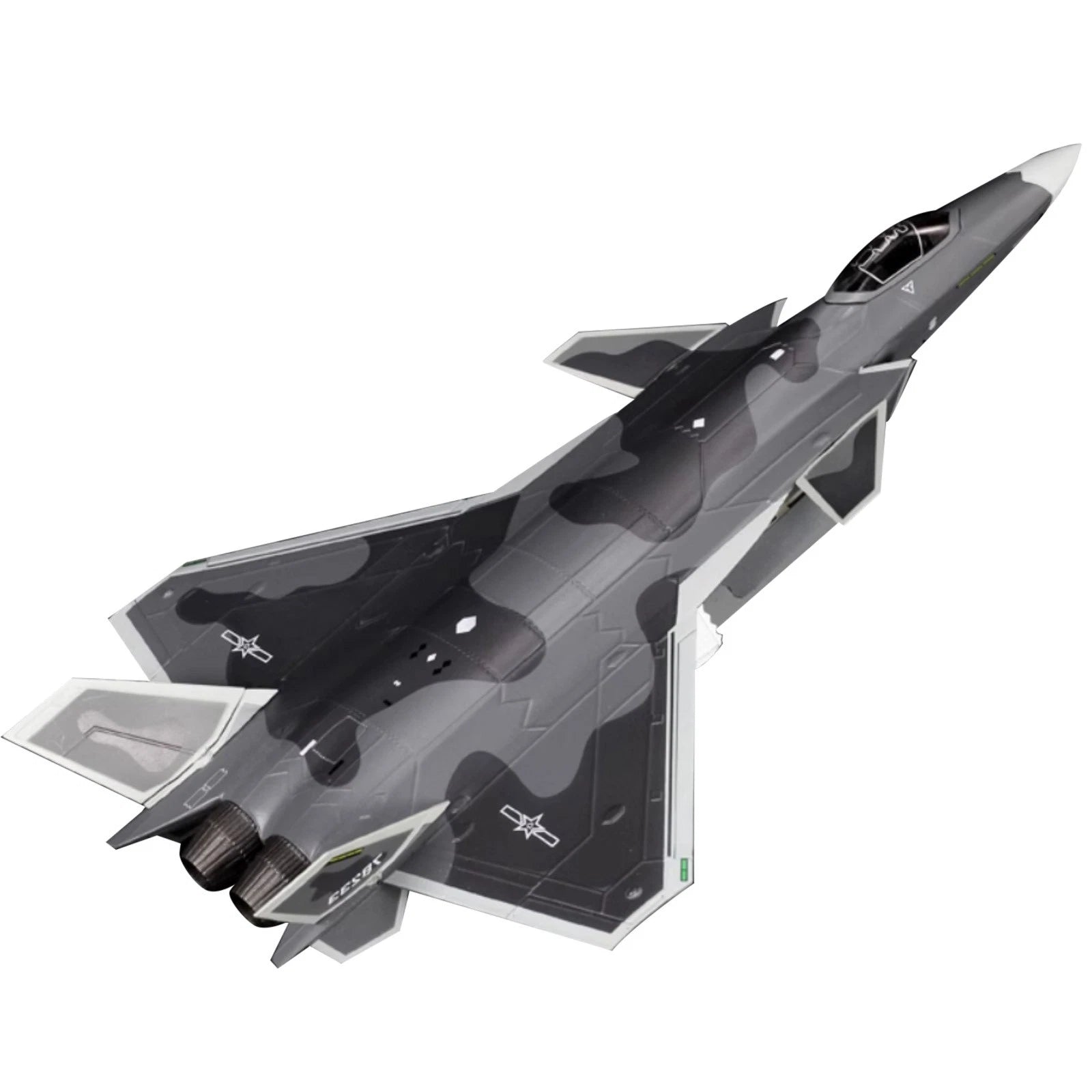 Alloy 1/72 Scale Liberation Army Air Force Chengdu J-20 Fighter Model