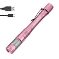 EverBrite 300LM Pen Light Rechargeable LED Pen Flashlight Zoomable w/USB-C Cable