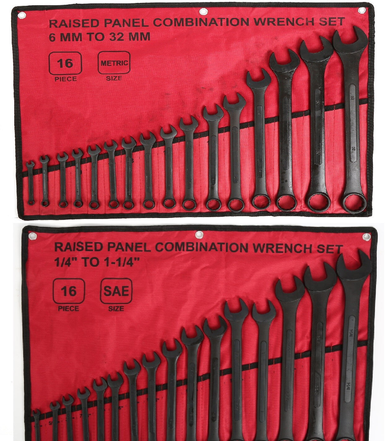Combination Wrench Set, Metric 6 To 32mm & Sae 1/4" | Built Supply Co
