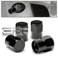 Aluminum Coated Tire/rim Valve Air Port Dust Cover Stem Cap Black