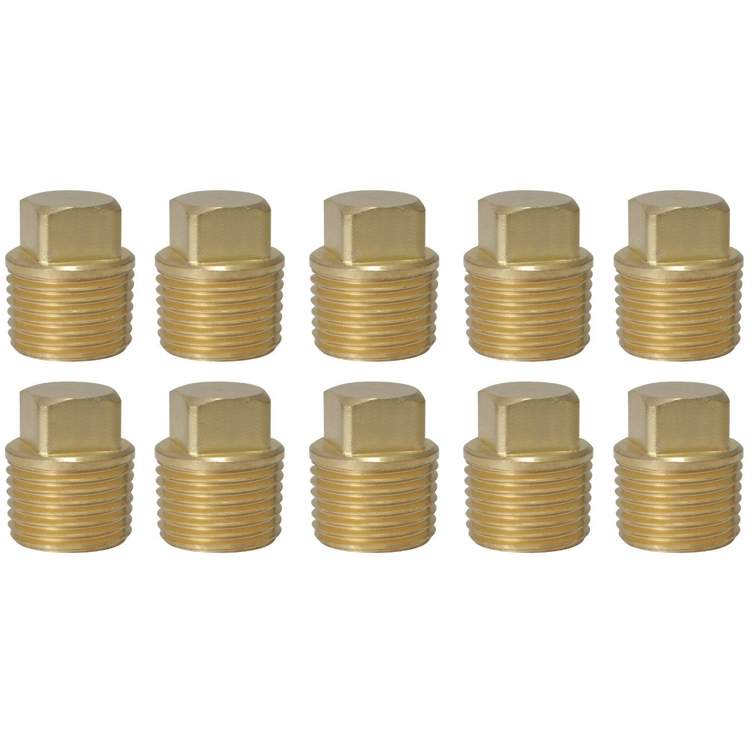 XFITTING 1/2" Male NPT Pipe Plug 10 Pack