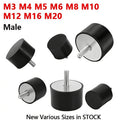 Rubber Mount Anti Vibration Buffer M3 - M20