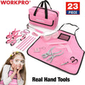 Workpro Pink Kid Tool Kits Pink Home Diy | Built Supply Co