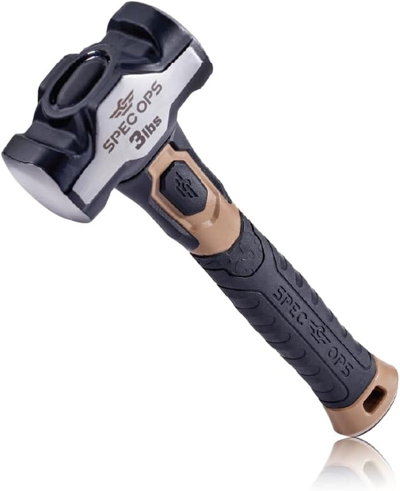 3 Lbs Sledge Hammer with Bi-Material Handle by Unbranded