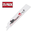 6" x .042" 14 TPI Morse Advanced Edge Bi-Metal Reciprocating Saw Blade - 25 Pack