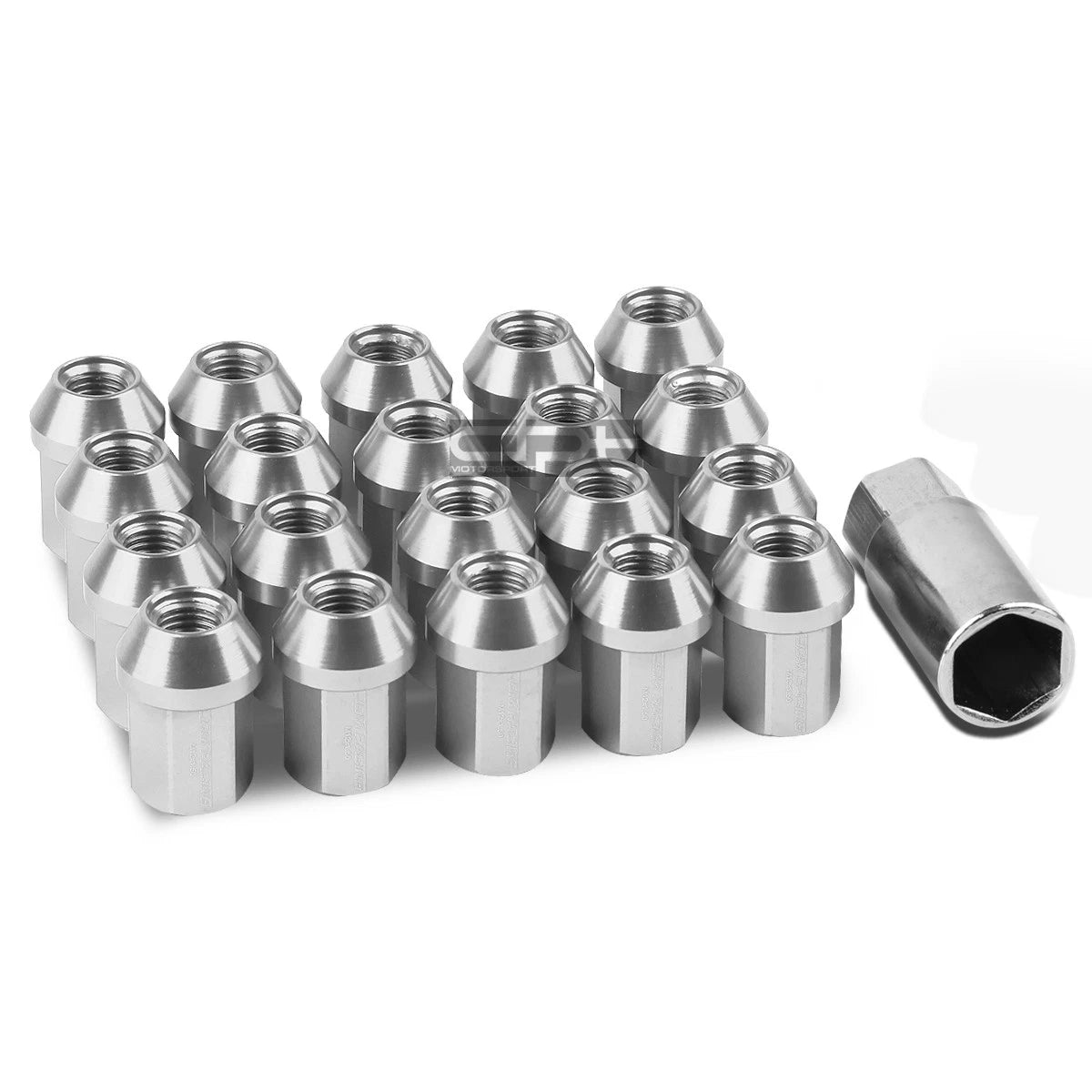 Closed End M12x1.5 35mm Tall 25mm Od Silver | Built Supply Co