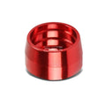 Fit Ptfe/Nylon Hose Hard Line Red 6-An 3/8" Tubing Olive Insert Flare