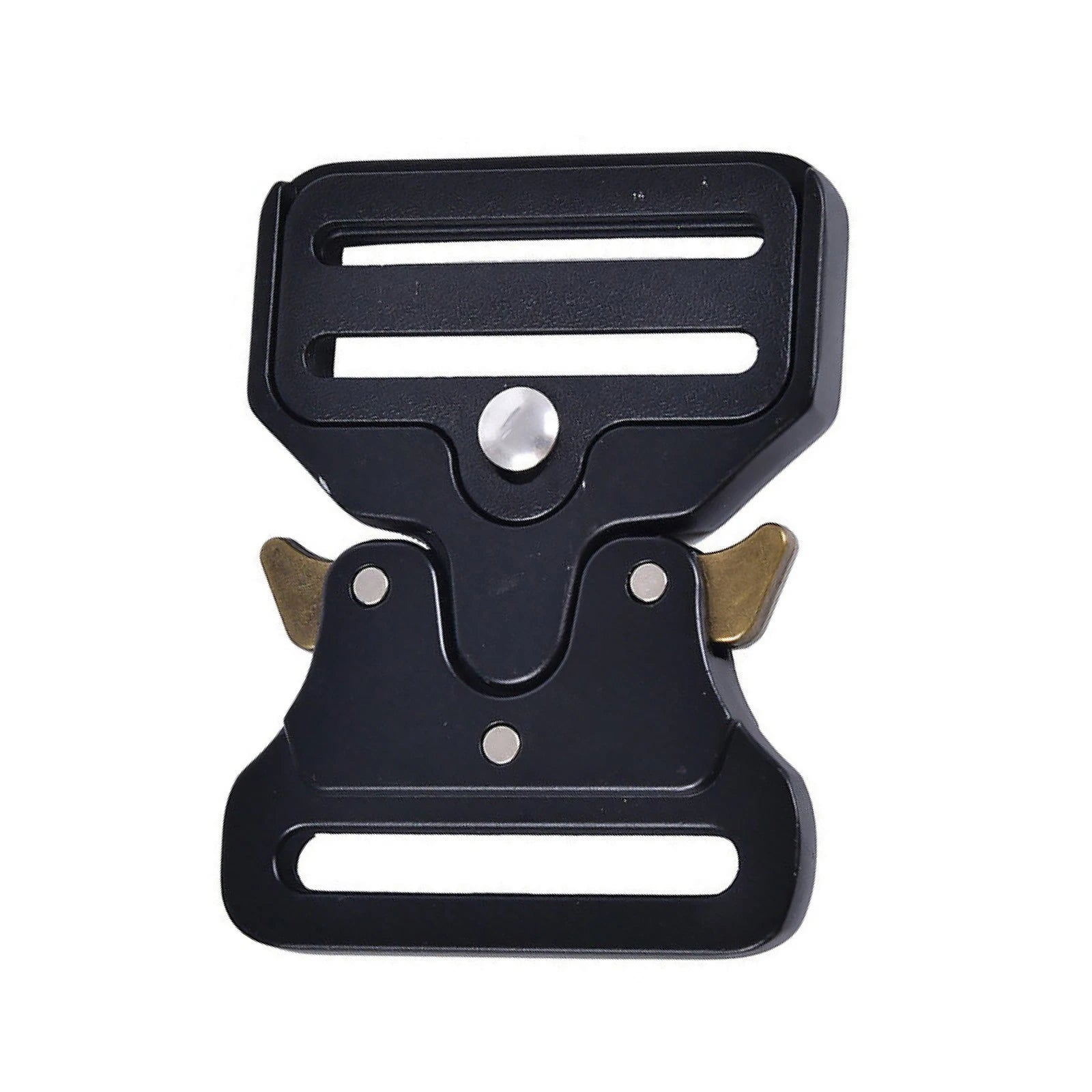 New Unique Design Metal Strap Buckle Black For Bags Luggage Webbing