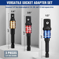 WORKPRO 3pc Impact Grade Socket Adapter Set by WORKPRO