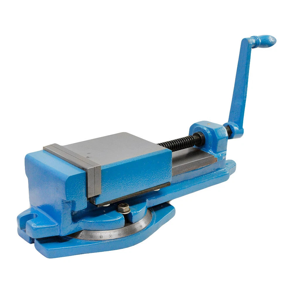 Machine Vise Clamps Precision 5" Jaw Width 360 Swivel Base Cnc Vise