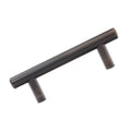 Contemporary Euro Style 3-3/4" Solid Oil Rubbed Bronze Cabinet Handle